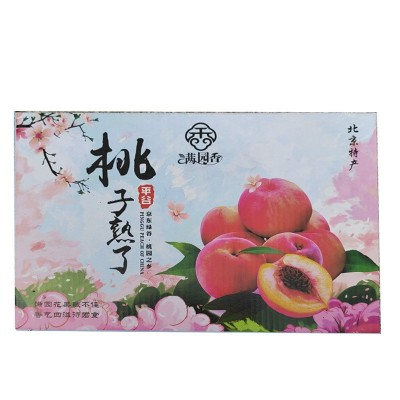 现摘现发平谷红毛桃批发5斤-7斤礼盒装桃子新鲜水果1斤平谷大毛桃图4