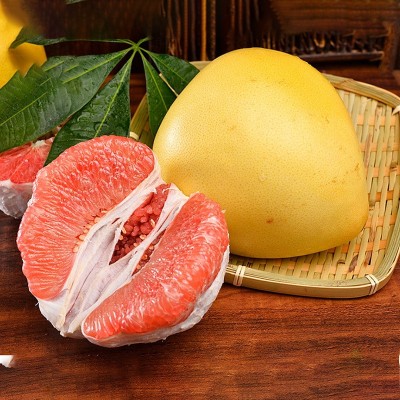 【当季好果】正宗福建平和红心蜜柚皮薄肉满酸甜多汁新鲜水果批发图1
