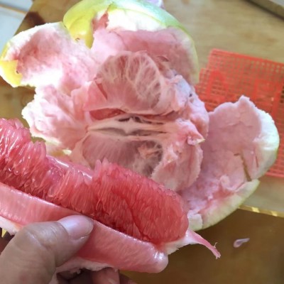 溪山鲜红心蜜柚柚子三红蜜柚手撕易剥孕妇水果时令果蔬礼盒装图2