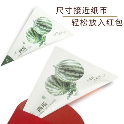 西瓜蔬果蔬菜花种籽子四季播易种原包装花卉植物开花种子混合懒人图2