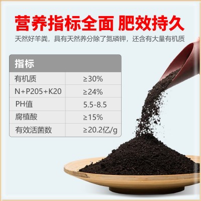 内蒙古羊粪发酵有机肥腐熟纯羊粪粉末颗粒有机肥料蔬菜花卉 专用肥图2