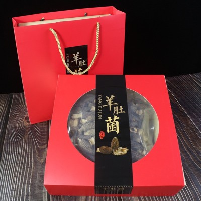 年货节日送礼羊肚菌礼盒云南特产山珍菌菇礼盒高山羊肚蘑伴手礼图3