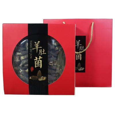 年货节日送礼羊肚菌礼盒云南特产山珍菌菇礼盒高山羊肚蘑伴手礼图5