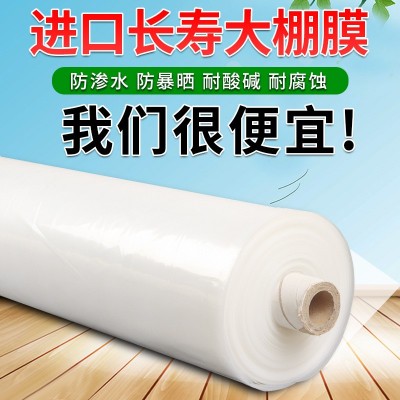 透明抗老化大棚膜塑料薄膜农膜防渗防潮防尘防雨白色塑料布工程膜图2