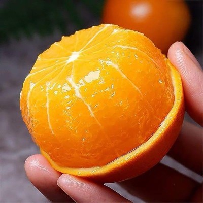 湖南麻阳冰糖橙净重5/9斤新鲜橙子现发水果非爱媛果冻脐图3