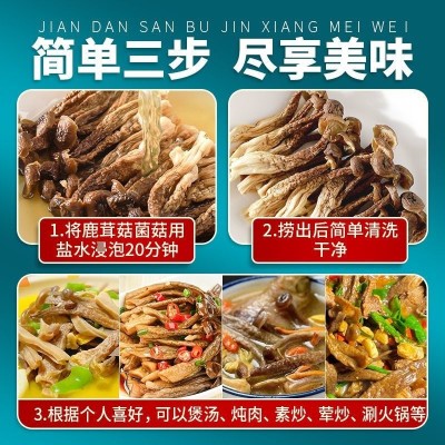 云南鹿茸菇干货净重鹿茸菌精选正品食用菌菇煲汤食材香菇产地直销图4