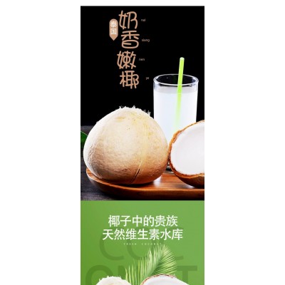 泰国进口椰皇4个/6个大果香浓老椰子新鲜椰汁去皮椰青当季时令水图5