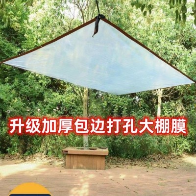遮雨布透明加厚塑料布阳台窗户棚植物花卉户外保温大棚膜一件代发图4
