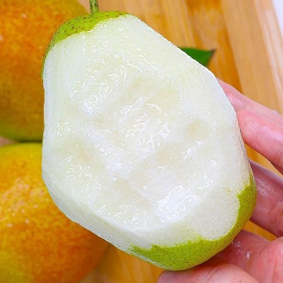 『陕西红香酥梨』现货现发梨子新鲜水果当季红梨应季水果脆甜香梨图4
