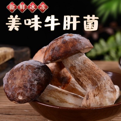 云南特产速冻鲜美牛肝菌可清炒涮火锅煲汤美味食材现货批发图2