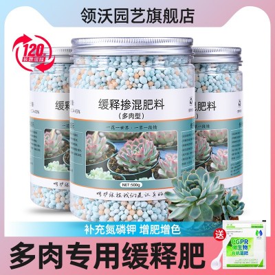 多肉肥料专用肥生根增色缓释肥颗粒家用室内养花植物氮磷钾复合肥图2