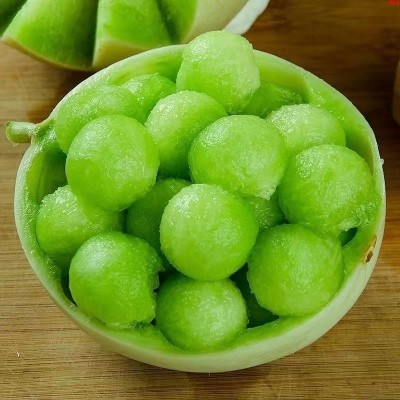 现货玉菇冰淇淋甜瓜现摘水果哈密瓜甜瓜一件代发图5