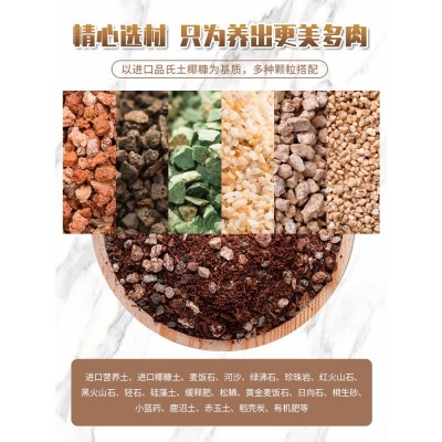 多肉土专用营养土肉肉颗粒土植物种植土铺面石叶插家用泥炭土大包图4