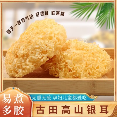 正宗古田银耳新鲜干货无硫丑耳 银耳莲子羹食用菌菇雪耳散装批发