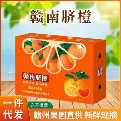 江西赣南脐橙批发高端礼盒心想事橙柑橘类水果礼盒装送礼团购企采图2