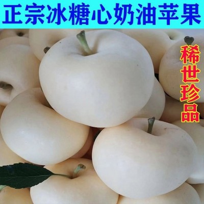 山东烟台奶油富士苹果牛奶水果脆甜冰糖正宗黄金新鲜当季整箱批发图2