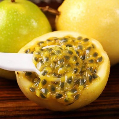 黄金百香果新鲜水果批发黄色黄皮鸡蛋果批发海南钦蜜9号黄金蛋图3
