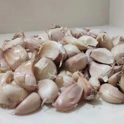 金乡大蒜紫皮大小混发蒜瓣批发餐饮饭店产地一件1斤代发图5