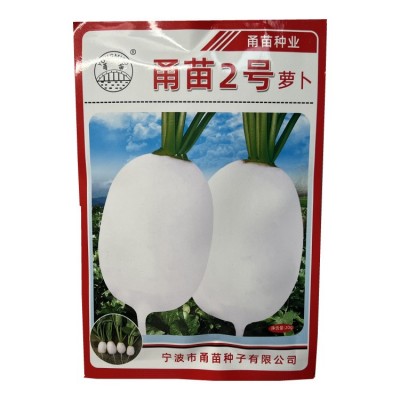 厂家批发甬春白萝卜种子农田菜地盆栽不易糠心脆爽白萝卜籽易种植图5