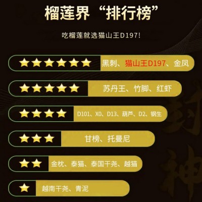 猫山王榴莲D197液氮冷冻榴莲批发马来西亚进口正宗水果顺丰包邮图2