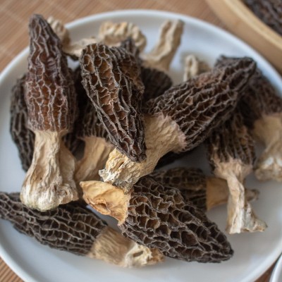 菌状元干货批发云南头茬厚肉带柄羊肚菌 剪脚羊肚菌干货厂家直销图4