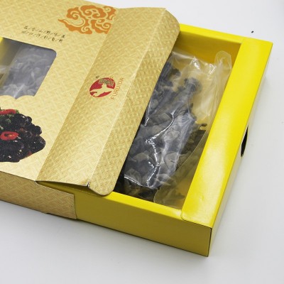 黑龙江东北山珍食用菌有机金卡干木耳150g礼盒装食品黑木耳批发图2
