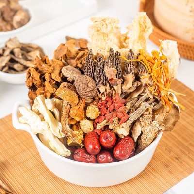 七彩菌汤包云南特产羊肚菌鸡油菌虫花竹荪11种原料冬季滋补养生图2