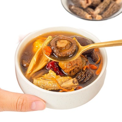 七彩菌汤包云南特产羊肚菌鸡油菌虫花竹荪11种原料冬季滋补养生图4