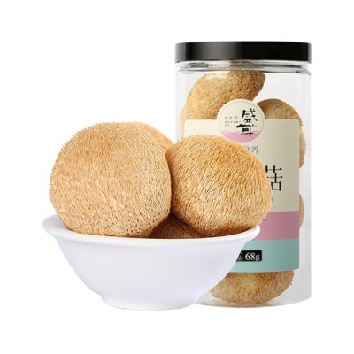 盛耳猴头菇68g/罐干货新猴菇猴头候头菌新鲜猴菇食用非喉头菇纯粉图4