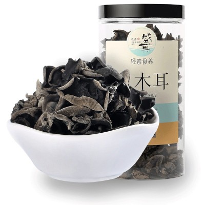 盛耳 黑木耳128g/罐 东北木耳干货秋木耳秋耳干木耳特产肉厚无根图5