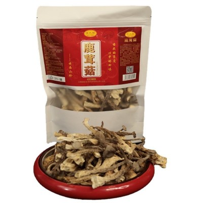 滇九妹鹿茸菇干货鹿茸菌70克袋装脆脆菇干姑煲汤食材云南产地直发图5