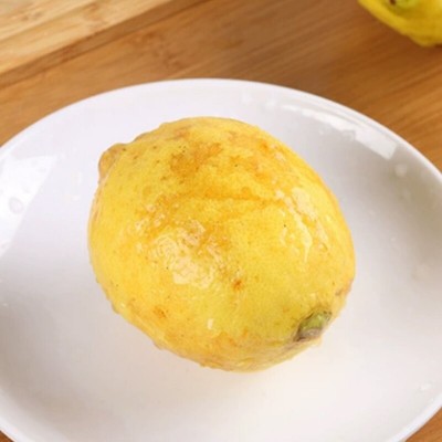 新鲜安岳黄柠檬榨汁果丑果瑕疵果皮薄多汁奶茶店专用榨汁果批发图4