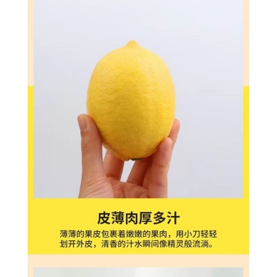 产地直供四川安岳黄柠檬新鲜整箱当季水果精选皮薄甜多汁柠檬图3