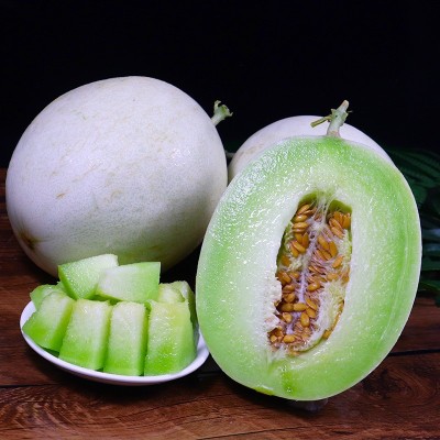 专供电商一件代发 头茬海南玉菇甜瓜当季蜜瓜香甜瓜冰淇淋软糯香图4
