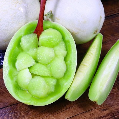 专供电商一件代发 头茬海南玉菇甜瓜当季蜜瓜香甜瓜冰淇淋软糯香图3