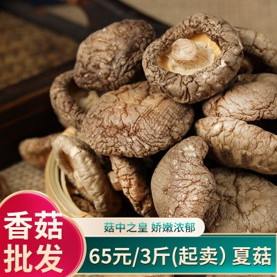 70元1斤随州特产农家干蘑菇花茹干货香菇栎木大花菇夏面菇图2