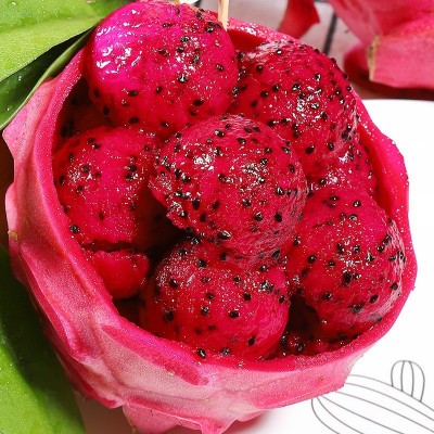 广西金都一号红心火龙果应季孕妇水果红心火龙果整箱新鲜火龙果图3