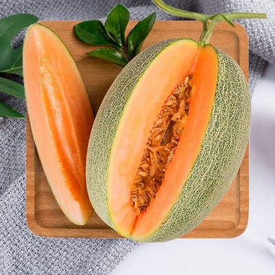 阎良西州蜜瓜哈密瓜新鲜水果10斤装脆甜多汁甜瓜应季瓜果非网纹瓜图3