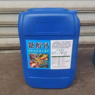 现货糖醇钙液体钙浓缩叶面肥氨基酸瓜果蔬菜 水溶性钙肥 糖醇钙图2