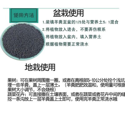 80斤大包颗粒羊粪发酵腐熟有机肥批发图4