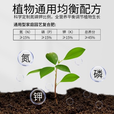 德沃多三元复合肥蔬菜专用肥料氮磷钾缓释肥花肥花卉农用种菜通用图2