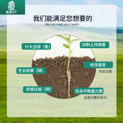 羊粪颗粒厂家直销发酵羊粪批发 羊粪有机肥牲畜粪便肥花卉种植图3