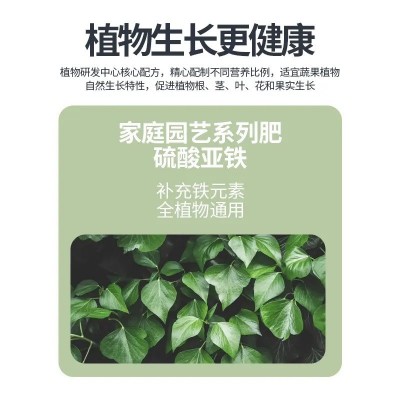 硫酸亚铁花肥料水溶肥花卉家用通用型喜酸性杜鹃栀子花铁树专用肥图3