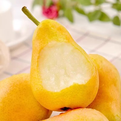 顺丰甘肃香蕉梨当季现摘太婆梨大头梨茄梨软梨子时令水果新鲜整箱图3