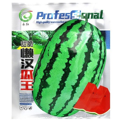 甜脆懒汉瓜王西瓜种子 农田菜地农户种植杂交含糖量高大果西瓜籽图4