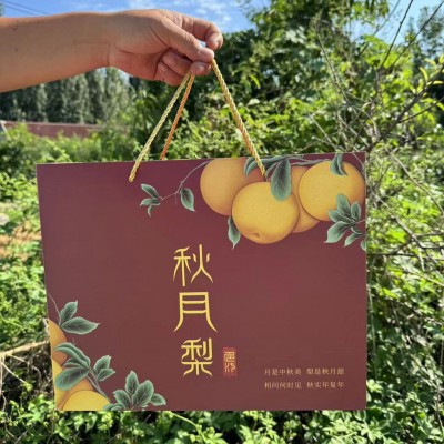 【山东网红秋月梨蜜梨】王牌级别酥梨爆汁细腻5斤新鲜水果代发图4