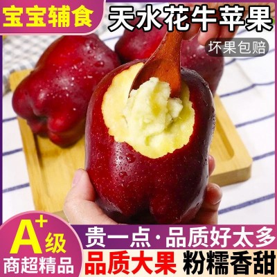 蛇果甘肃天水花牛新鲜当季水果红整箱粉面平果3、5、10斤包邮代发图2