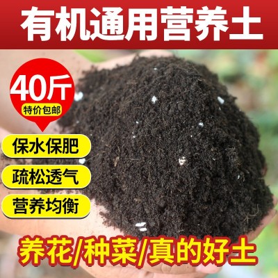 通用型有机营养土盆栽多肉土壤种菜养花种植泥土家用室内绿植泥土图2