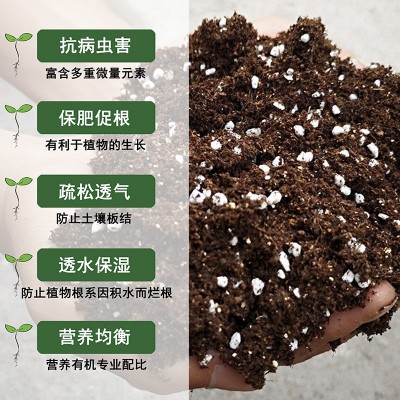 【下单送肥】通用型栽培基质育苗家庭园艺蔬菜花卉阳台营养土批发图3