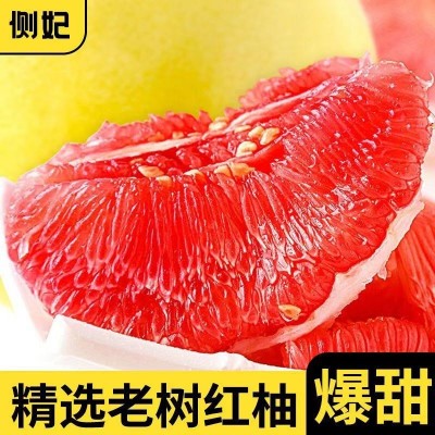 （正宗精品）红心柚子爆甜红心蜜柚皮薄特大应季孕妇水果整箱包邮图3
